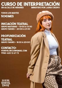 Clases de Teatro en Vodevil Circus, Alcalá de Henares