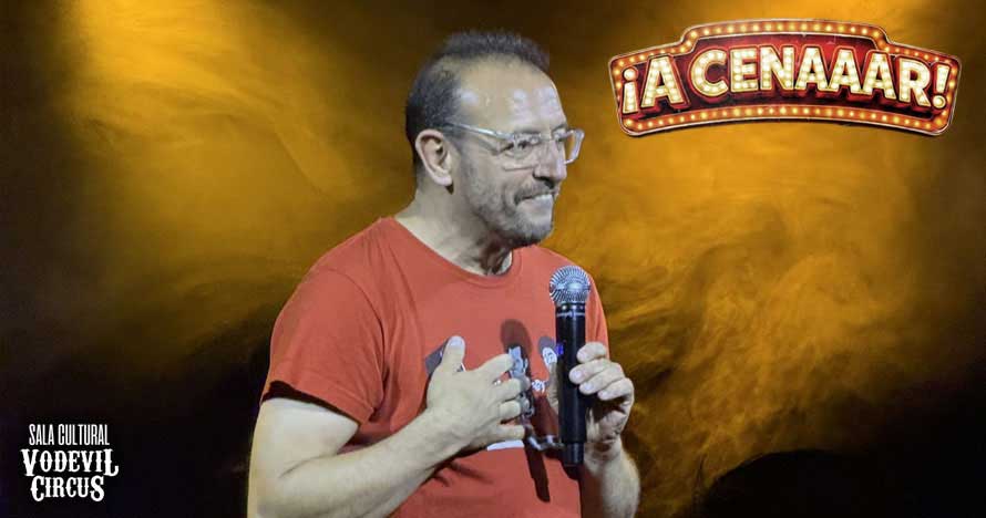 A cenaaar!, monólogo de Molina Gómez en vodevil Circus, Alcalá de Henares
